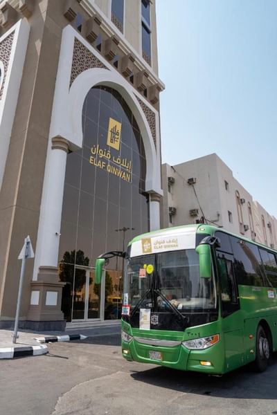 Bus at Elaf Qinwan Hotel