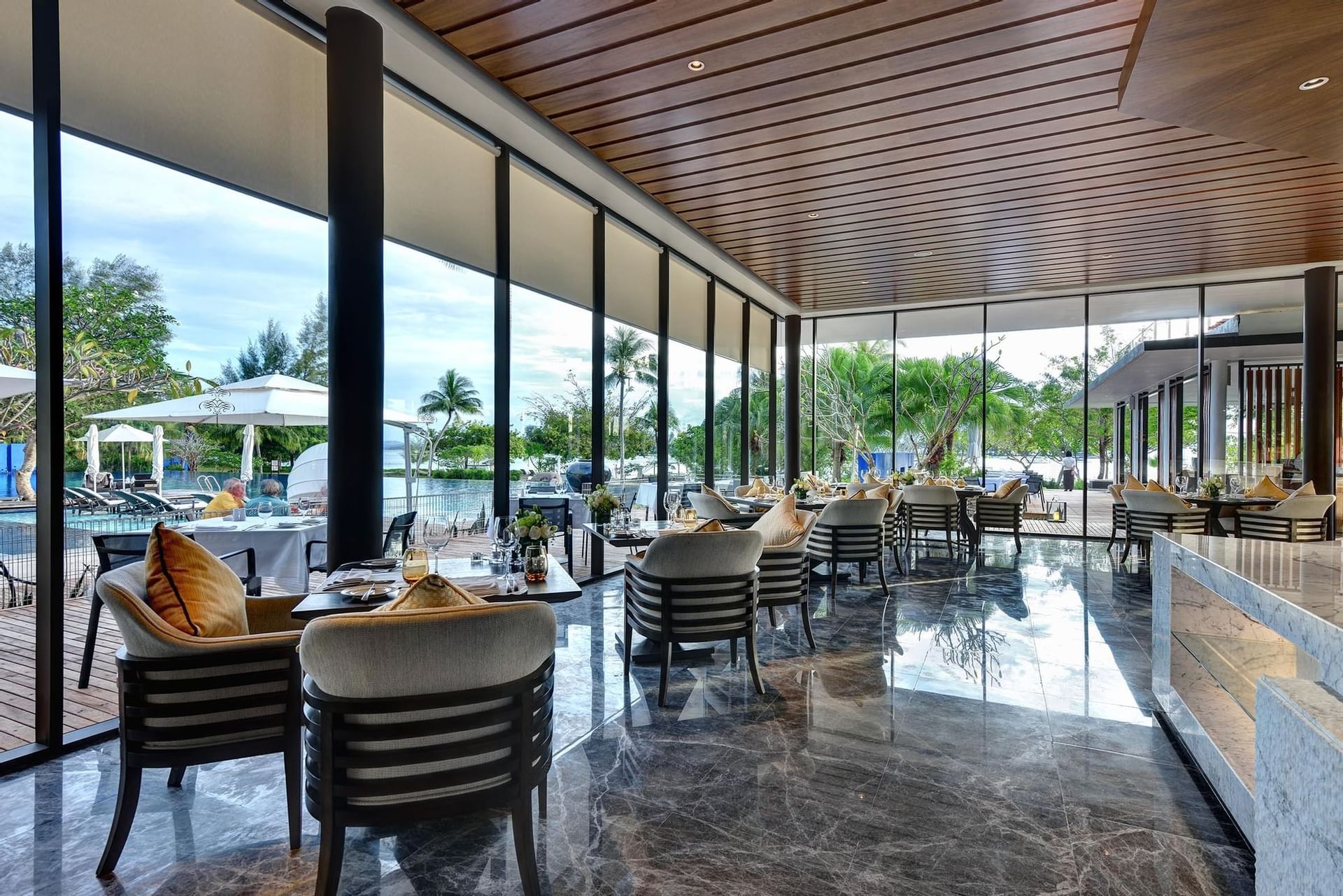 Interior of Terrance dining area at The Danna Langkawi