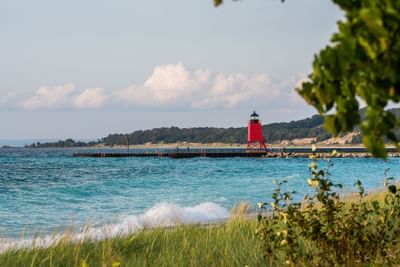 Lake Michigan Lighthouse in Charlevoix, MI