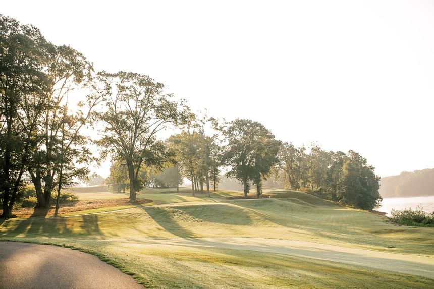 Championship golf course, rolling fairways, and scenic tree-lined greens at Clemson University Conference Center & Inn
