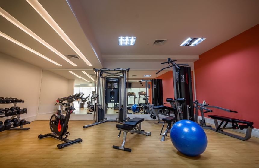 Fully equipped Fitness Center at Central Hotel Panama