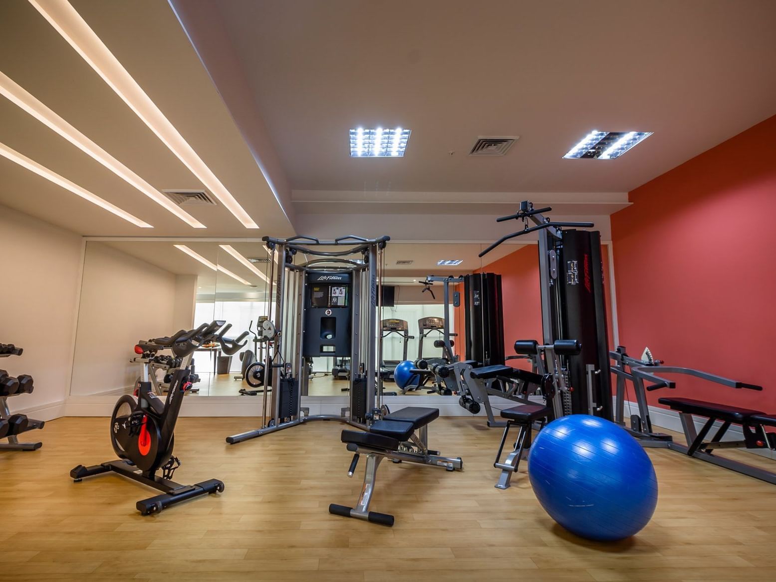 Interior of the Fitness Center at Central Hotel Panama