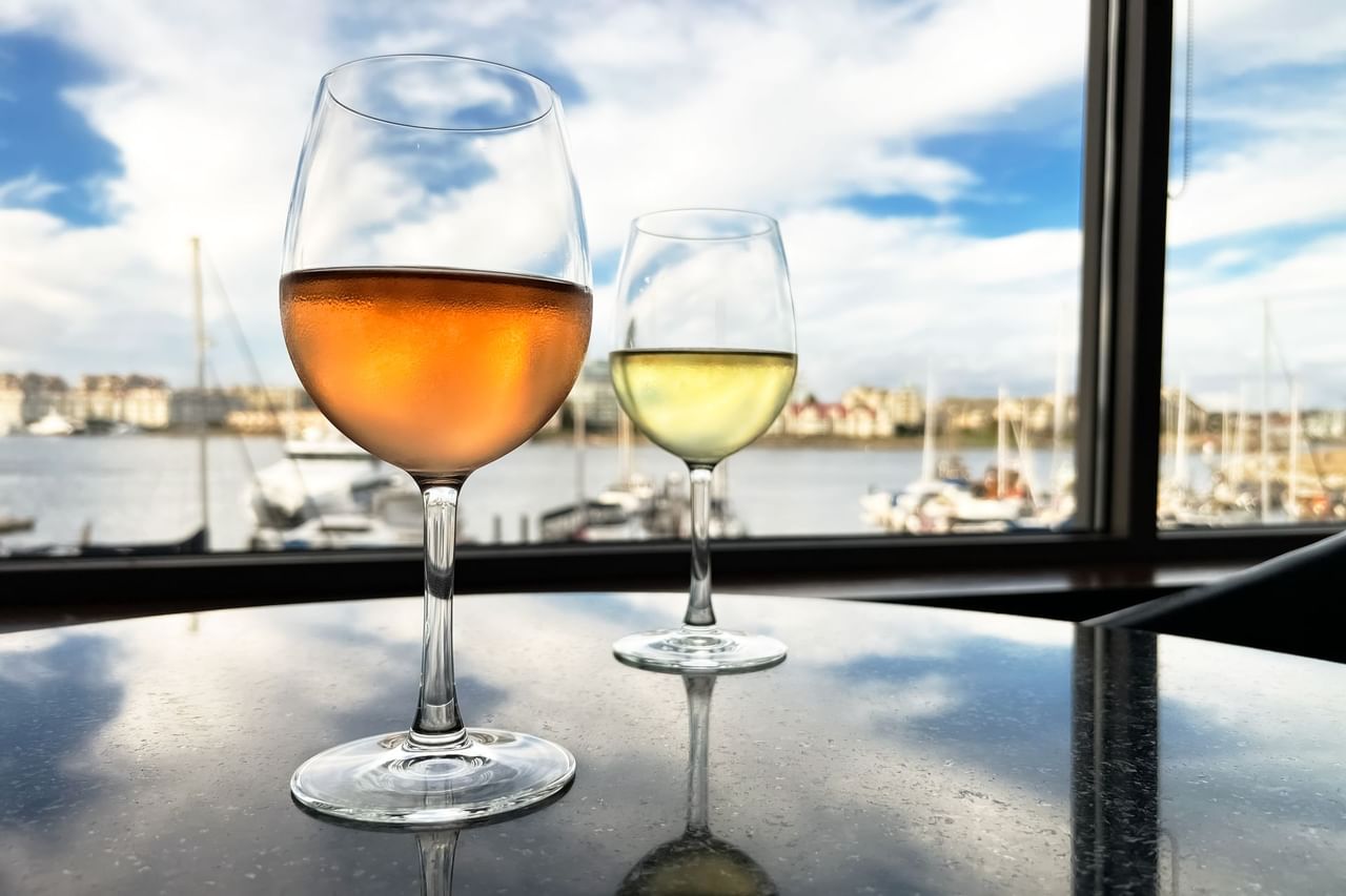 Wine at the Blue Crab