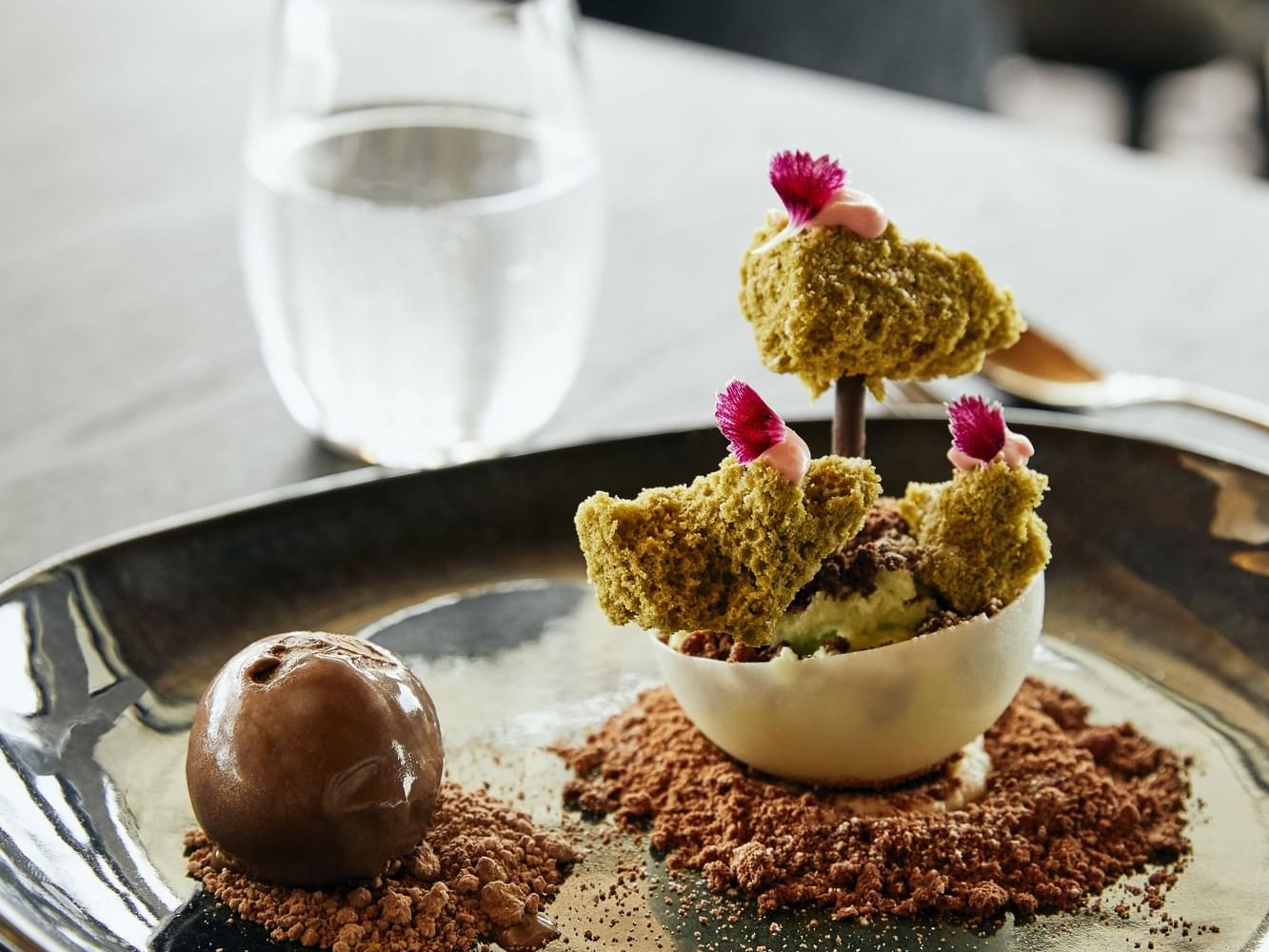 Dessert served in Infinity Restaurant at Daydream Island Resort
