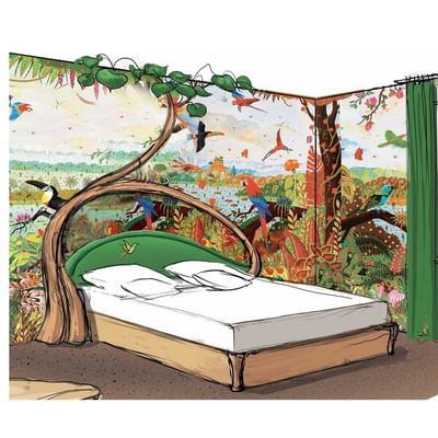 Chambre immersive Alain Thomas - Les Colibris