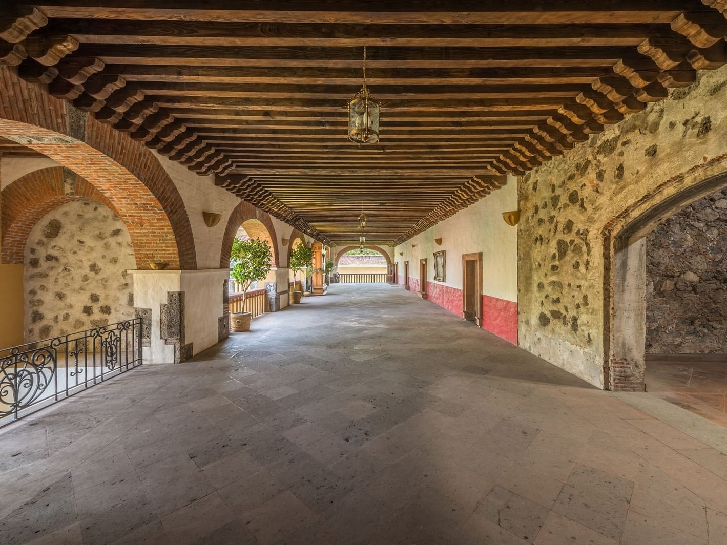 Interior view of Corrido at La Colección resorts