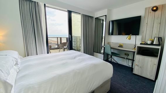 Interior of Urban Double Balcony Room at The View Eastbourne