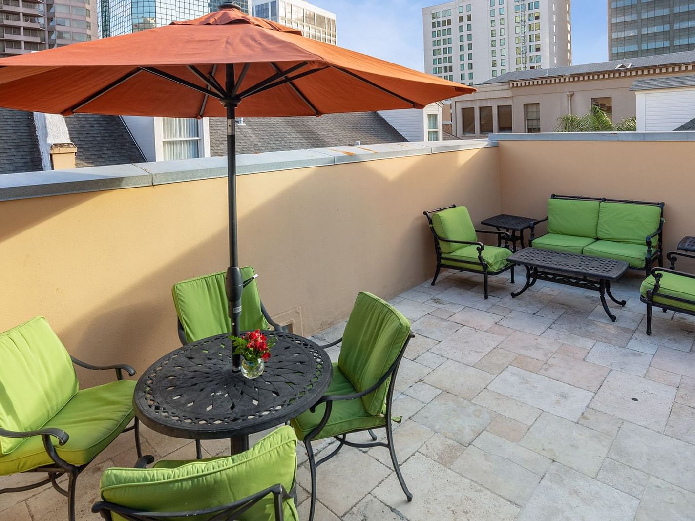 Balcony in the Deluxe Two Queen Room at St. James Hotel