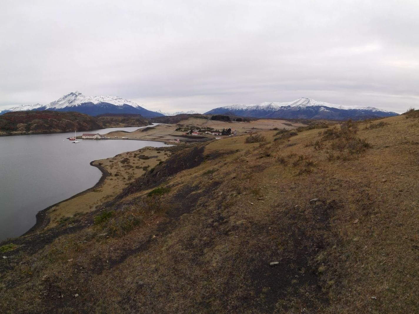 The landscape of highlands near The Singular Patagonia