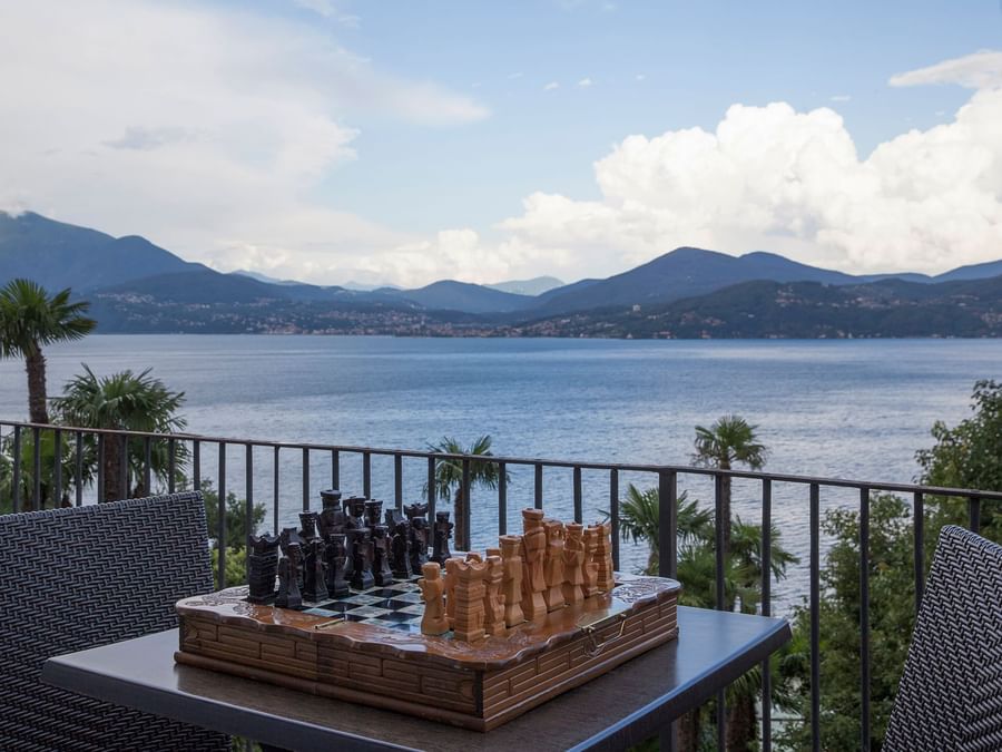 A balcony with a nice view at Villa Margherita
