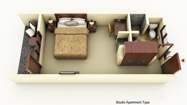Miniature 3D structure of the Suite at Tokatoka Resort