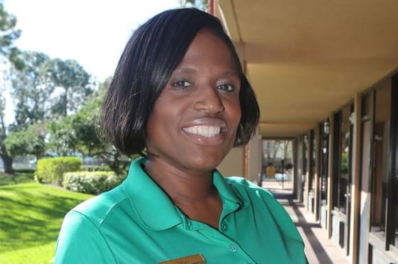 Portrait of Sandra Joseph, Executive Housekeeper at Rosen Inn Lake Buena Vista