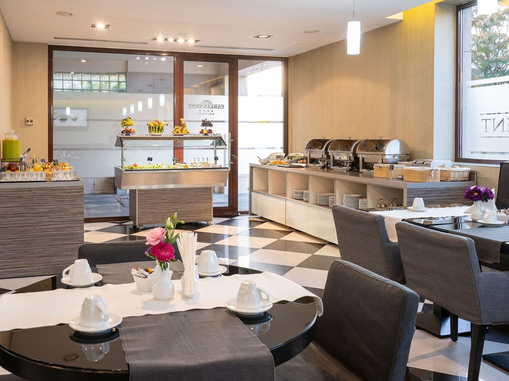 Breakfast at Parliament Hotel in Bucharest