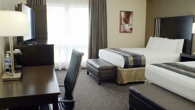 Luxury Room with two beds at Hotel Grand Legacy Park Anaheim.
