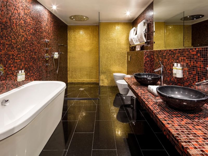 Jacuzzi in a bathroom at The May Fair Hotel London