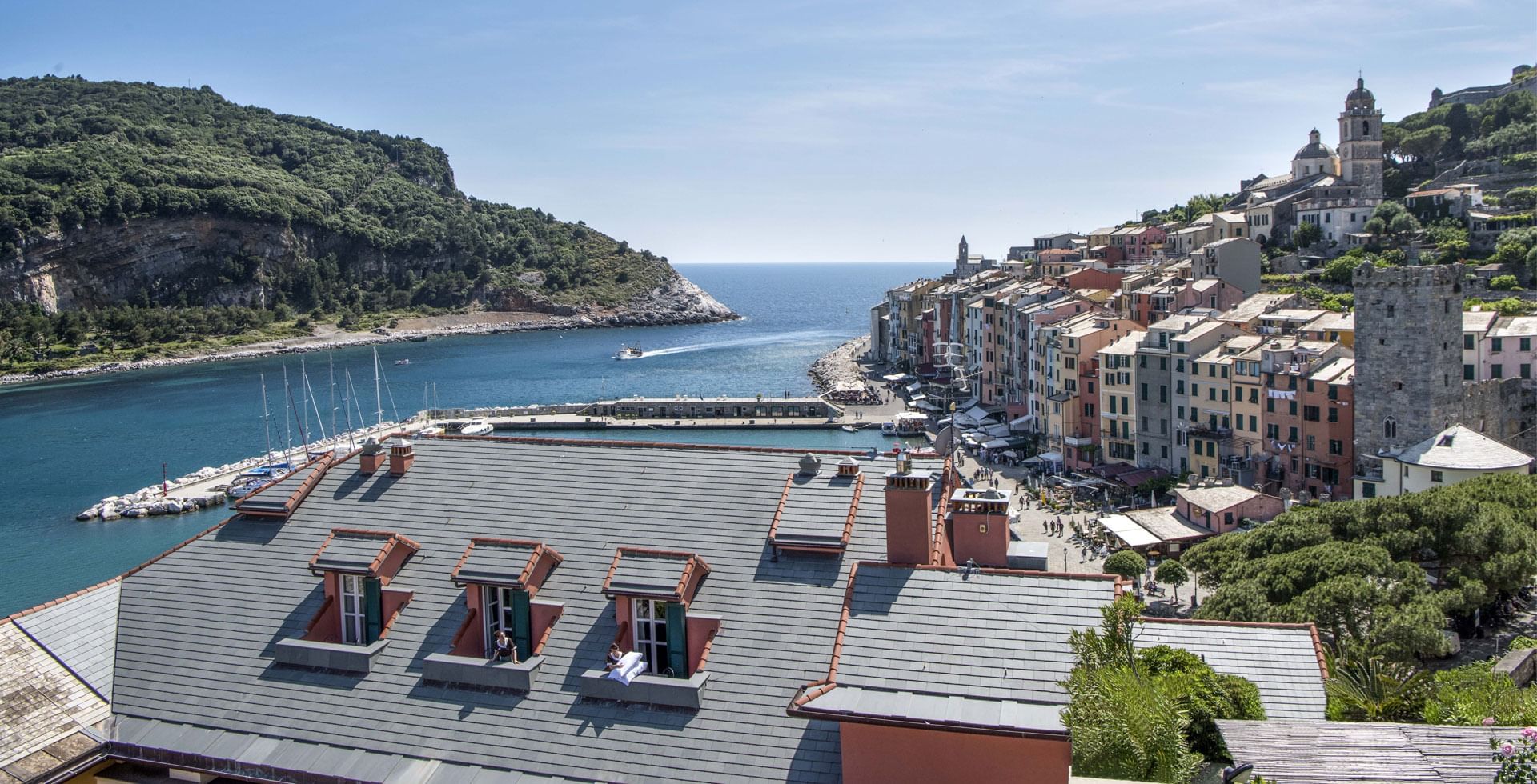 View from hotel-Hotel Portovenere