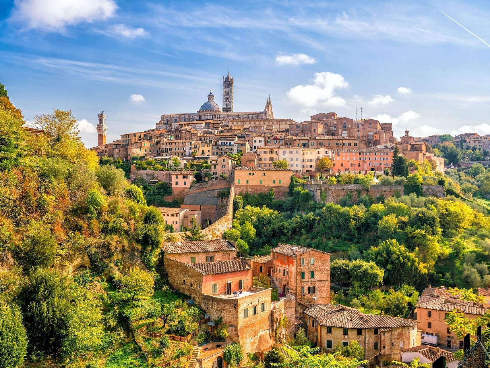 City view of Siena region near Precise Tale Poggio Alla Sala