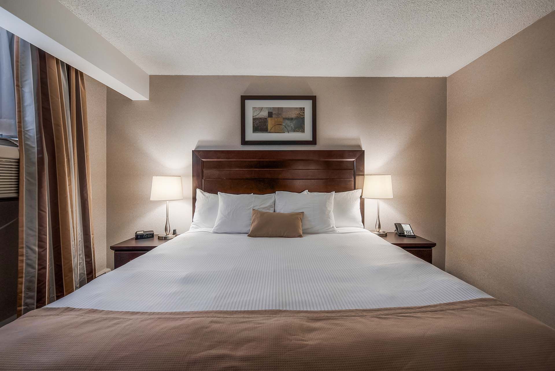 King Bedroom in one of our suites