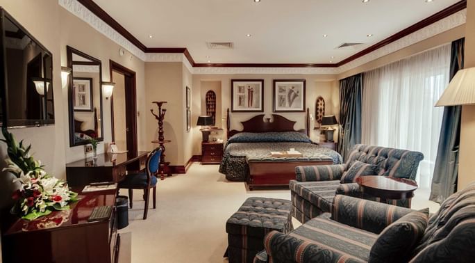Interior of Royal Suite living area at Kampala Serena Hotel
