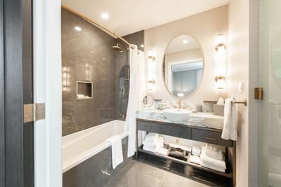 Bathroom with tubThe Sutton Place Hotel Halifax