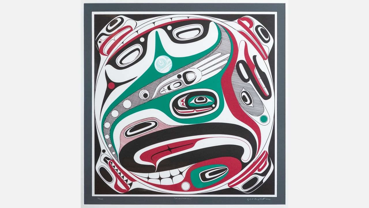 Art work located on the Cedar Gallery Floor