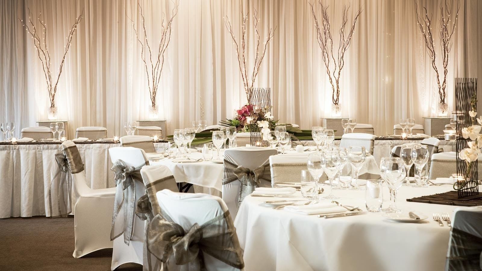 Decorated wedding hall at Pullman Magenta Shores