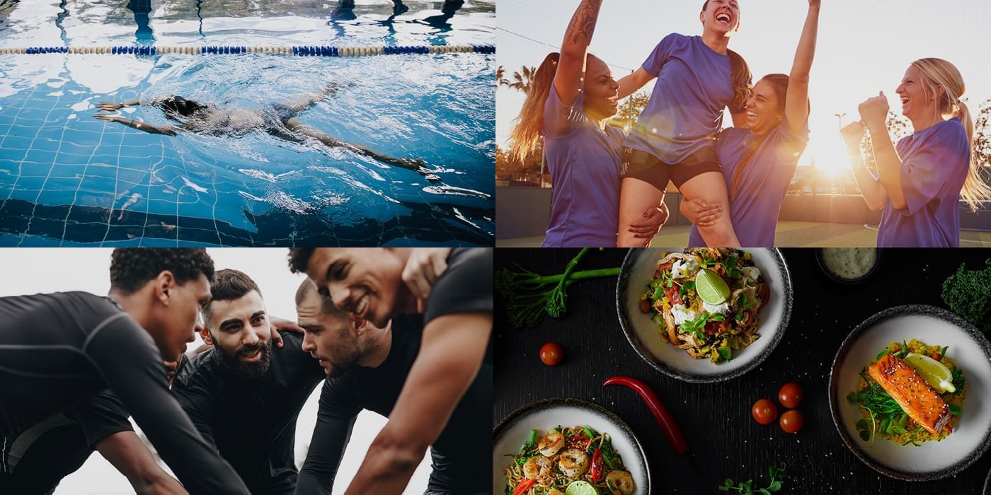 A collage of activities done at Village Hotel Watford