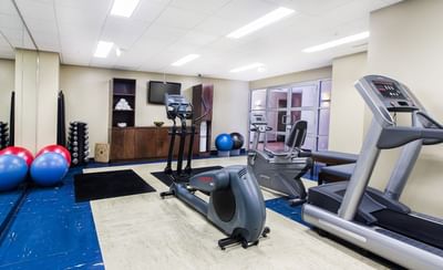 Fully Equipped Hotel Fitness Center at Metterra Hotel on Whyte