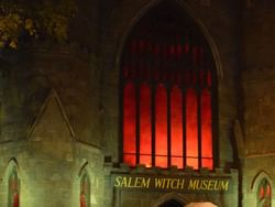 front of the Salem Witch Museum