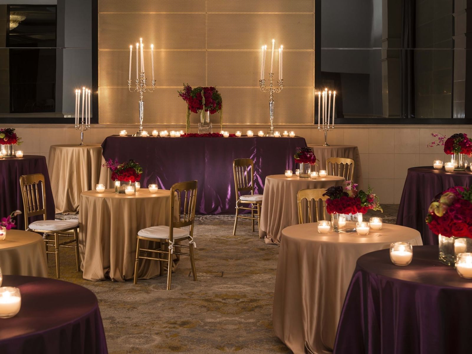 Interior of a Beautiful Banquet Room at Marquis Reforma 