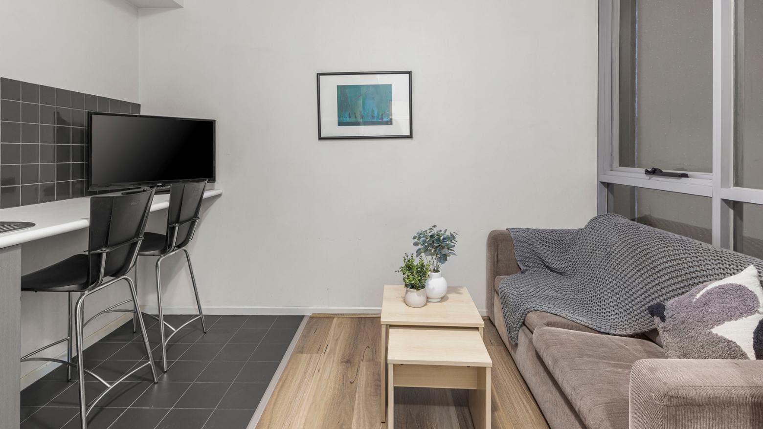 2 Bedroom - Small Apartment Living Area