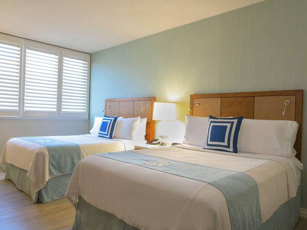 Interior of the 2-Queen Bed Room at Gateway Santa Monica