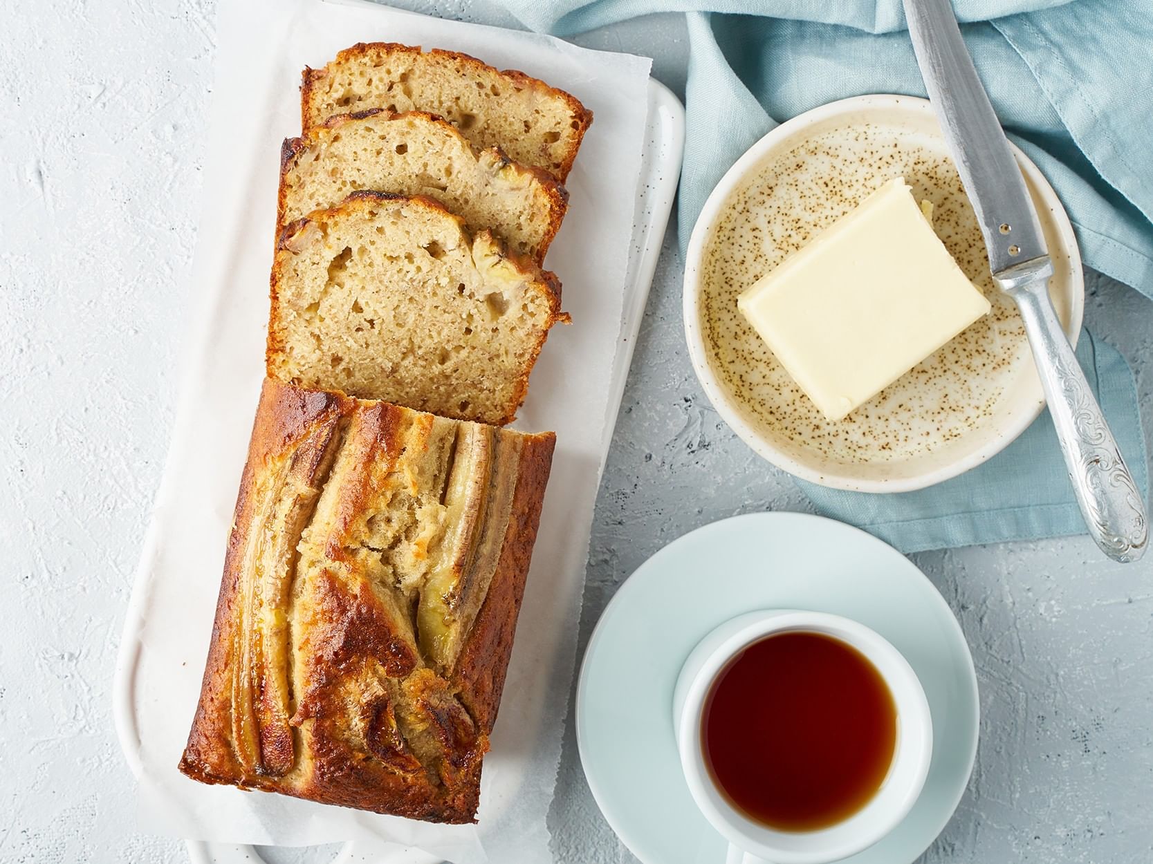 bread and tea