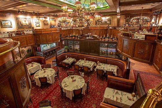 Decadent dining area