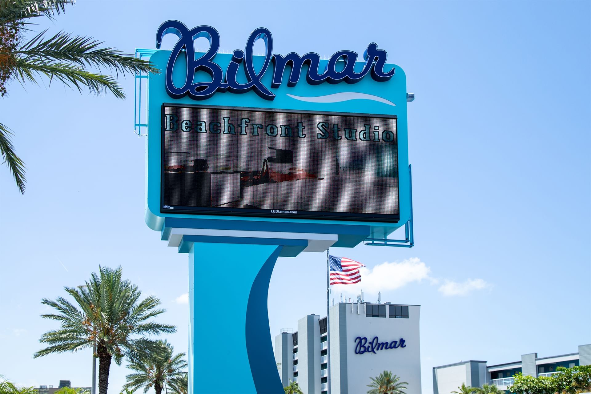 bilmar beach resort sign