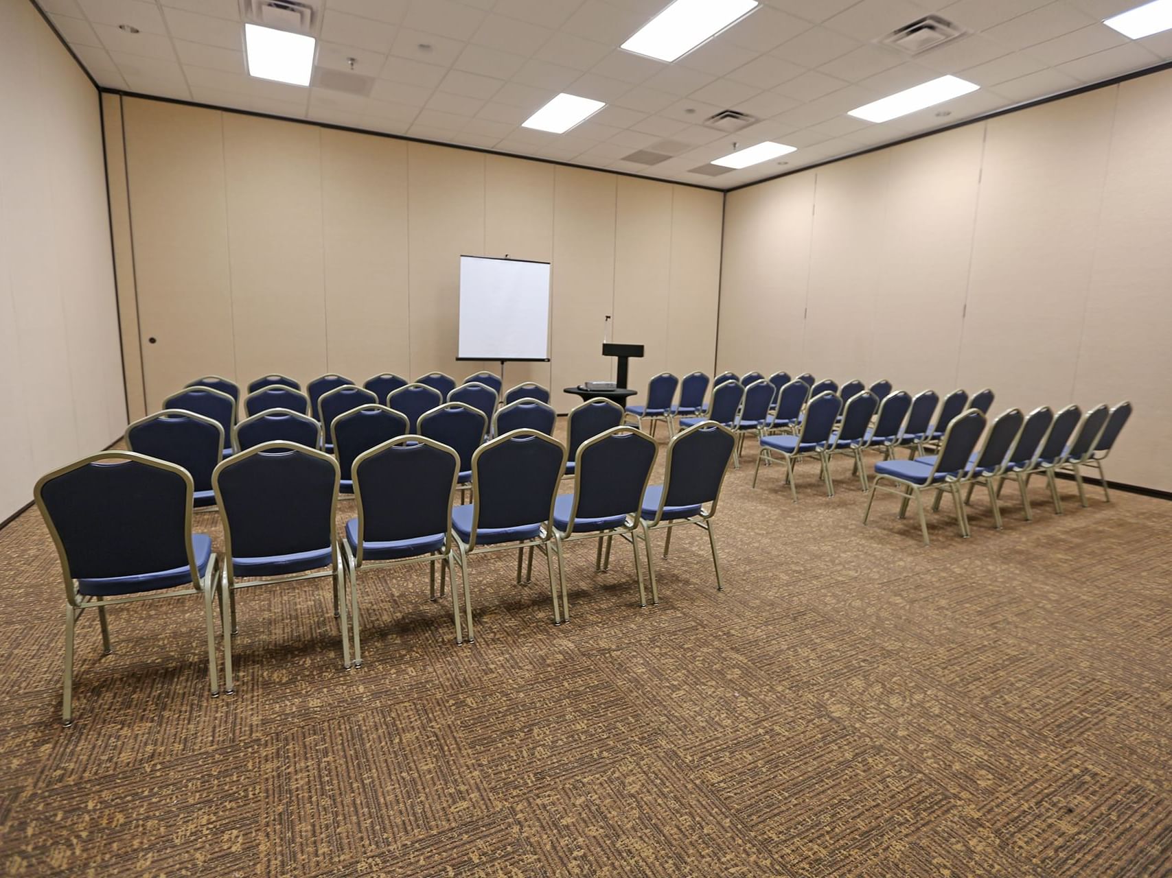 Theater-style layout in a meeting room at Music Road Resort