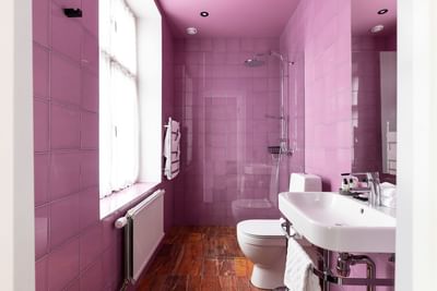 Bathroom at Hotel Flora in Gothenburg, Sweden