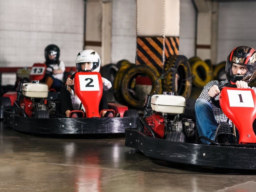 Instalaciones de Go Karts CDMX cerca de Grand Fiesta Americana