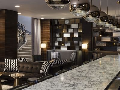 Art Deco Lobby of Empire Hotel New York