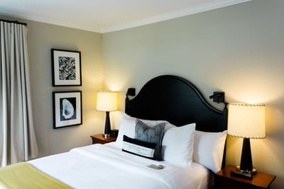 Bedroom of the Cottage at Alderbrook Resort & Spa