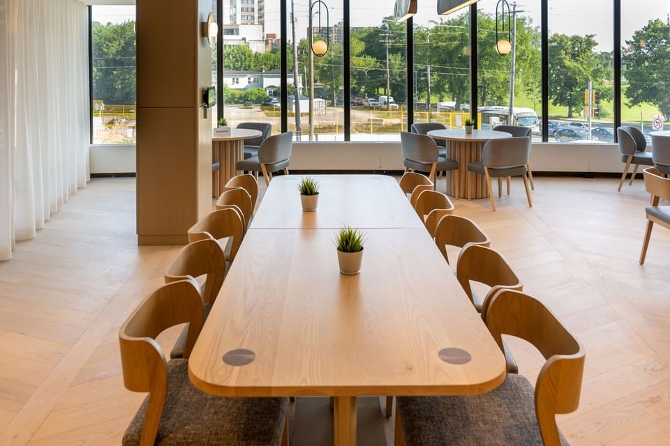 Cannery Kitchen & Social dining area at Atlantica Hotel Halifax
