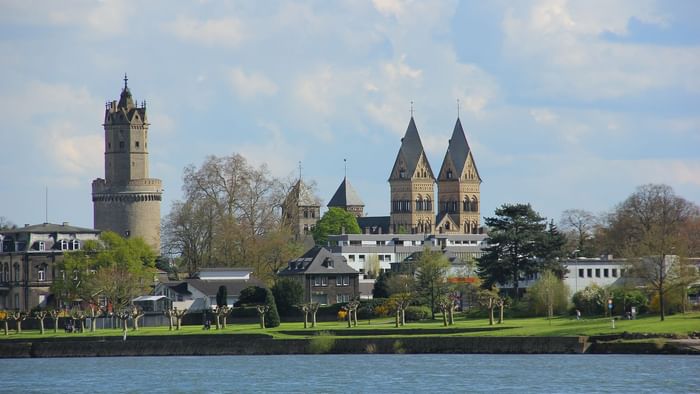 View of the federal city of Bonn near the Originals Hotels