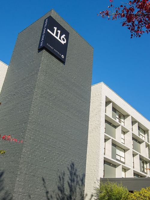 Exterior of Hotel 116, a Coast Hotel