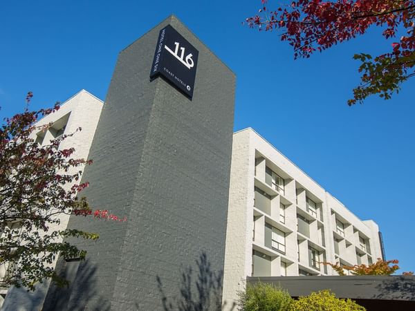 Exterior of Hotel 116, a Coast Hotel
