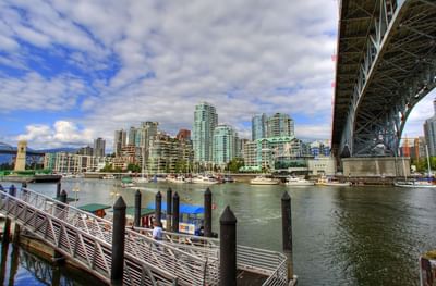 The Granville Island Ferry Dock near Granville Island Hotel