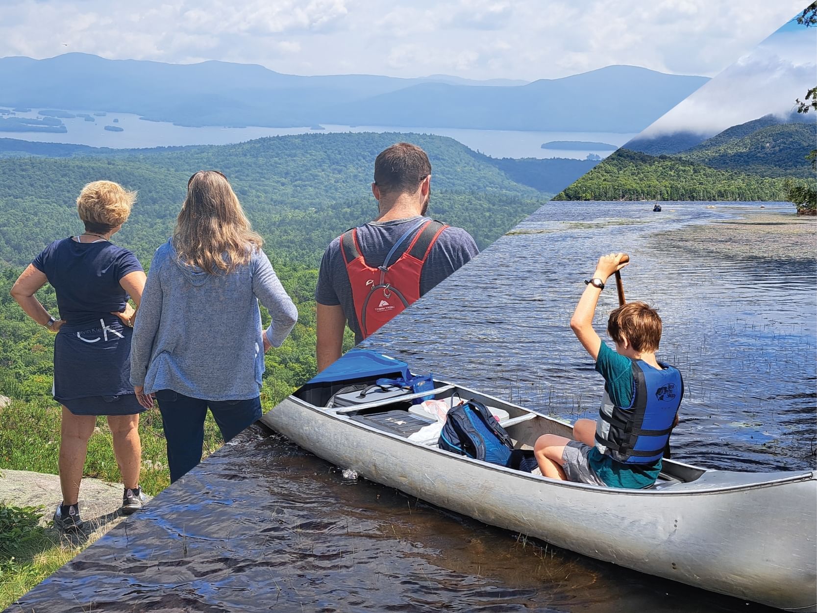 Hiking and Paddling in The Adirondacks Guided Hike Guided Paddle Schroon Lake Hotel