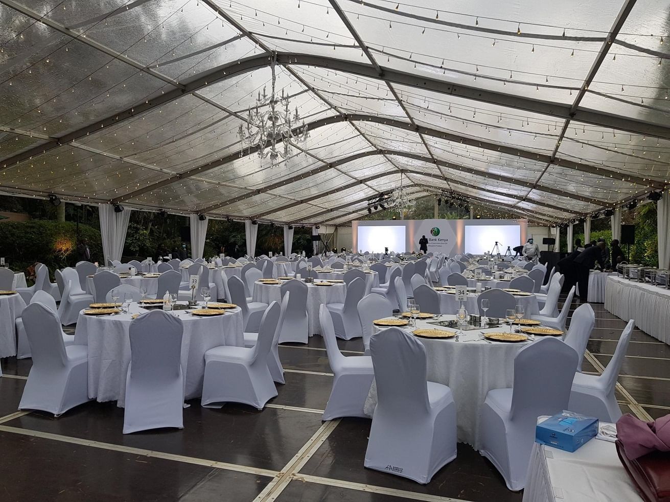 Garden Setup at Nairobi Serena Hotel