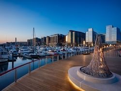 View of The Wharf near Capitol Skyline Hotel