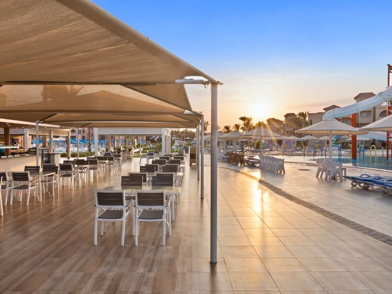 Aqua Food Court at Pickalbatros Aqua Park Resort in Hurghada