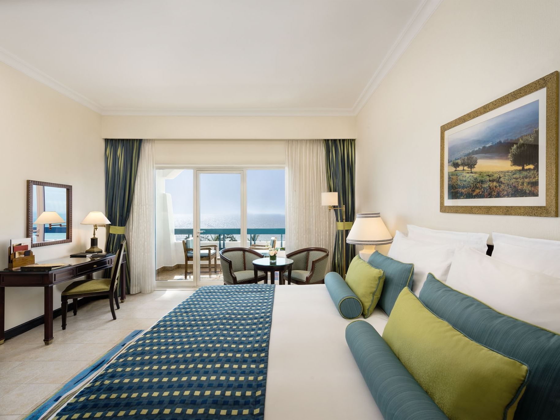 Interior view of Superior sea view room at Ajman Hotel